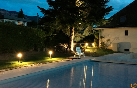 Réalisation de la piscine d'une maison individuelle