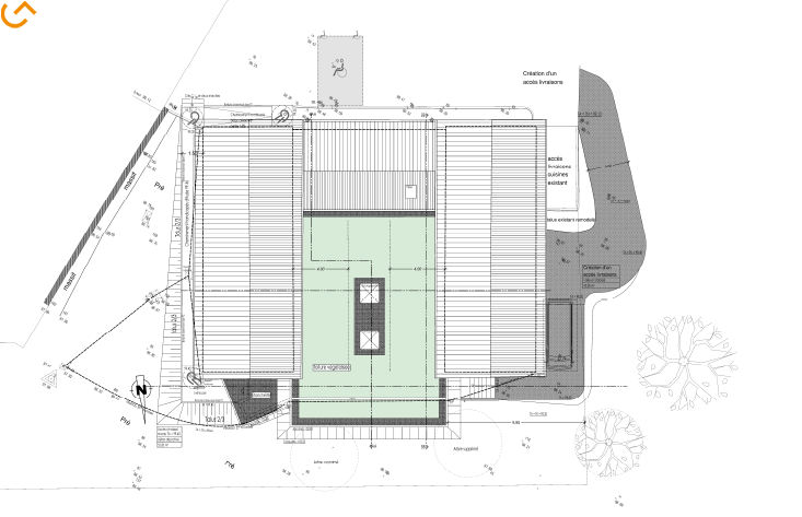 Plan Création d’une salle multi-activités en extension de la mairie