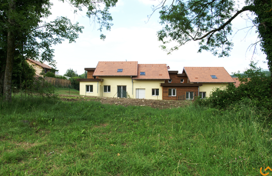 Construction de logements collectifs à St Pierre de Curtille