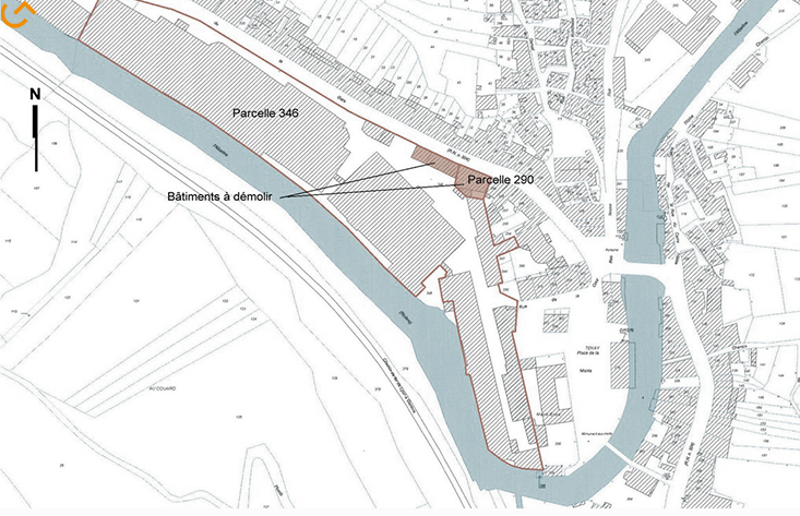 Plan Création d'un parking et d'un atelier