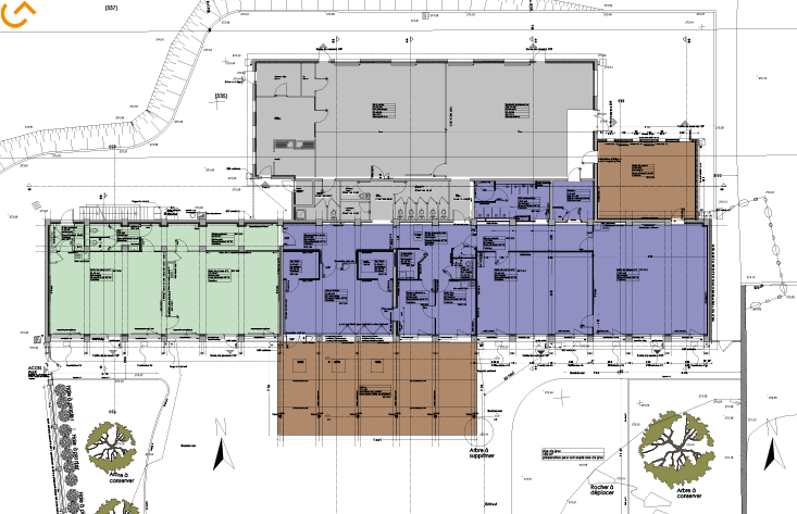 Plan Restructuration et extension d'un groupe scolaire