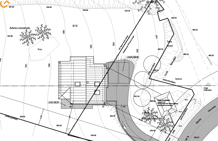 Plan Construction d'une maison individuelle à Saint Sulpice