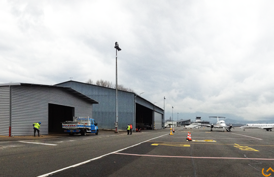 Construction d’un hangar de stockage du matériel de piste - Aéroport Chambéry-Savoie